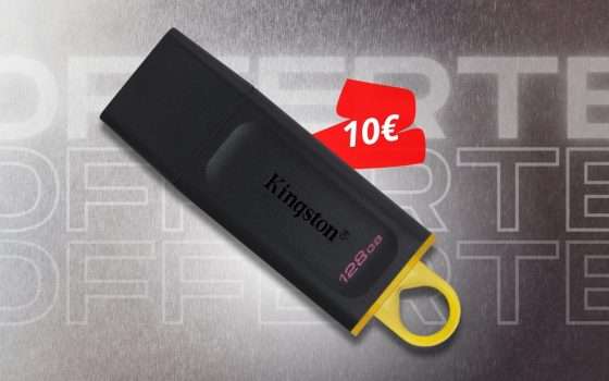 Chiavetta USB 128GB con 3.1 a prezzo da SBARAGLIO: solo per poco