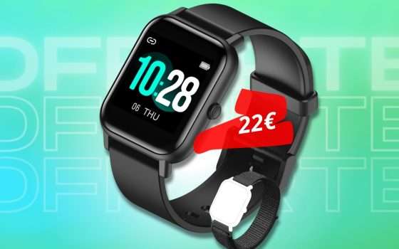 22€ di smartwatch che ti SCONVOLGONO: completo di tutto al polso