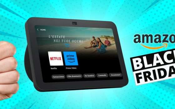 Echo Show 8, NUOVO modello già in offerta: Black Friday da strapazzo