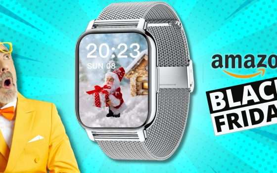 Chiamate, WhatsApp ma anche sport e salute: smartwatch COMPLETO a 49€