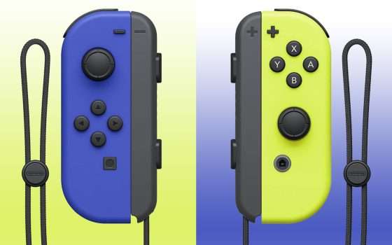 Black Friday: Joy-con Blu/Giallo per Switch in sconto