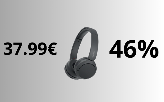 Sony WH-CH520, al SUPER prezzo di 37,99€ sono imbattibili