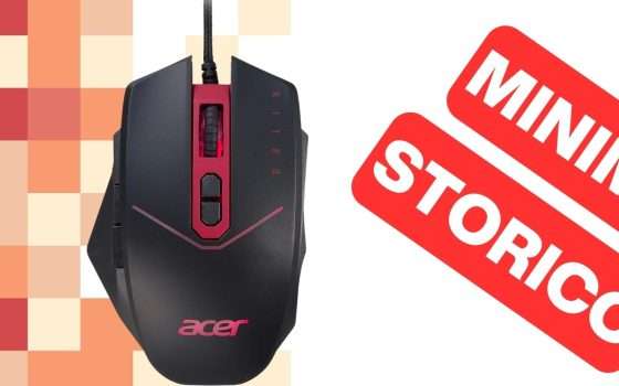 Mouse da gaming Acer Nitro: il prezzo CROLLA su Amazon