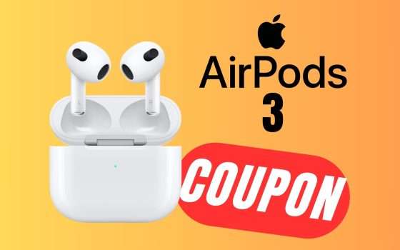 Le Apple AirPods 3 CROLLANO di prezzo grazie al COUPON eBay