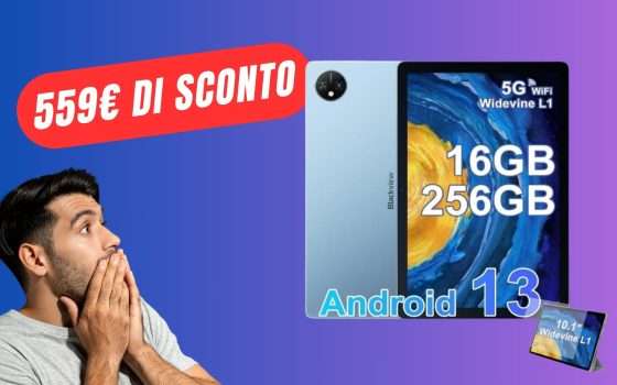 AMAZON IMPAZZISCE: sconto di 559€ per questo Tablet!