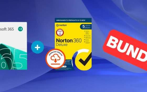 Microsoft 365 Family e Norton 360: bundle in SUPER SCONTO (-69%)