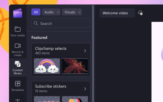 Clipchamp: Microsoft annuncia nuove funzioni