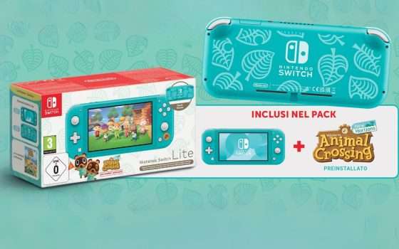 FAI PRESTO! Nintendo Switch Lite in edizione Animal Crossing è su Amazon!