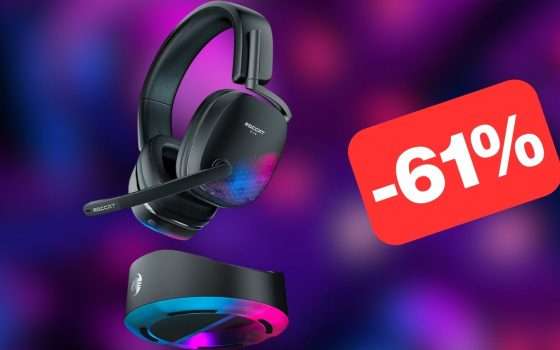 MEGA SCONTO per queste cuffie da gaming wireless con Audio 3D