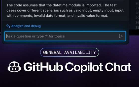 GitHub Copilot Chat disponibile per tutti (anche gratis)