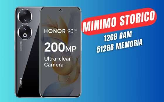 MINIMO STORICO per lo Smartphone HONOR 90 con 12GB di RAM!