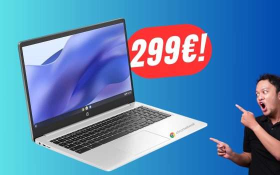 Il Chromebook di HP a un PREZZO FOLLE: appena 299€!