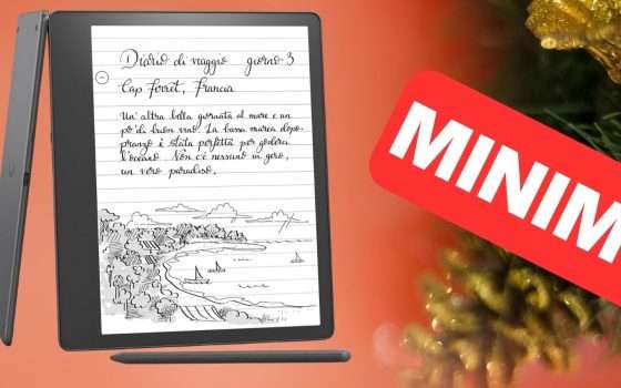 Offerta di Natale Amazon: Kindle Scribe al MINIMO STORICO, anche a rate