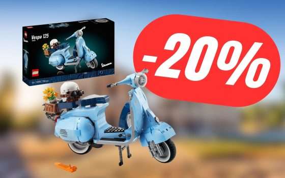 La Vespa LEGO è SCONTATA su Amazon!