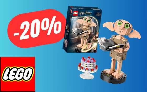 Dobby l'Elfo Domestico da Harry Potter in versione LEGO è in OFFERTA!