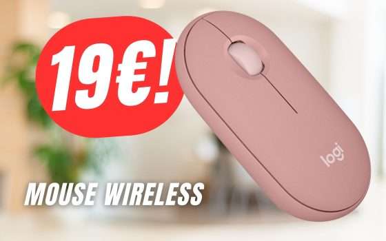 Uno dei Mouse Wireless più amati è in sconto a 19€!