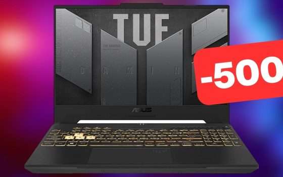 500€ di SCONTO sul notebook da gaming ASUS TUF F15: MINIMO Amazon