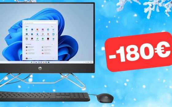 PC HP All-in-One (512GB SSD, 8GB RAM e W11) in offerta al MINIMO (-180€)