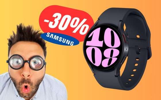 Samsung Galaxy Watch6 è in SCONTO del 30%!