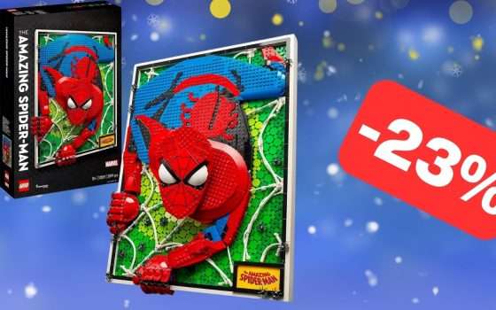 Set LEGO Spider-Man: costruisci un magnifico quadro in 3D! (-23%)