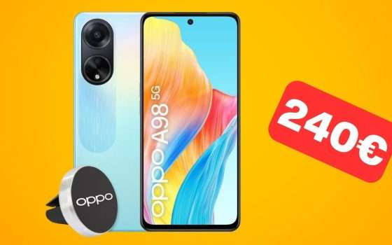 Smartphone OPPO a 240 euro: occasione Amazon su pochissimi pezzi