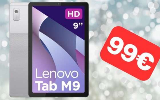 Tablet Lenovo a 99 euro: OFFERTA DI NATALE Amazon