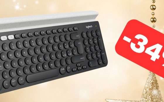 Tastiera Logitech multidispositivo in SUPER OFFERTA Amazon (-34%)