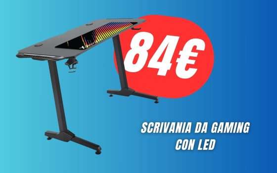 Questa Scrivania da Gaming in Metallo costa solo 84€!