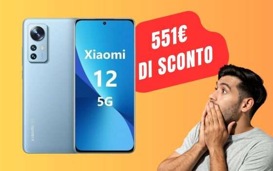 PREZZO FOLLE per Xiaomi 12 su eBay! (sconto di 551€)