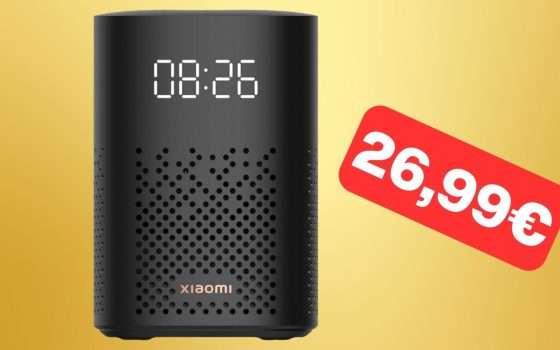 Xiaomi Smart Speaker a soli 26,99 euro: scontone Amazon (-46%)