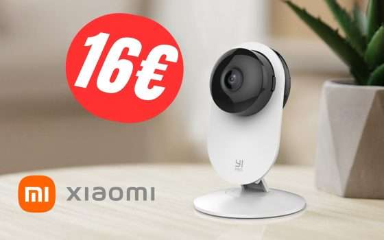 SCONTO+COUPON per questa Telecamera di Sorveglianza Xiaomi!