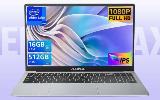 Notebook con CPU Intel (16/512GB) a PREZZO STRACCIATO