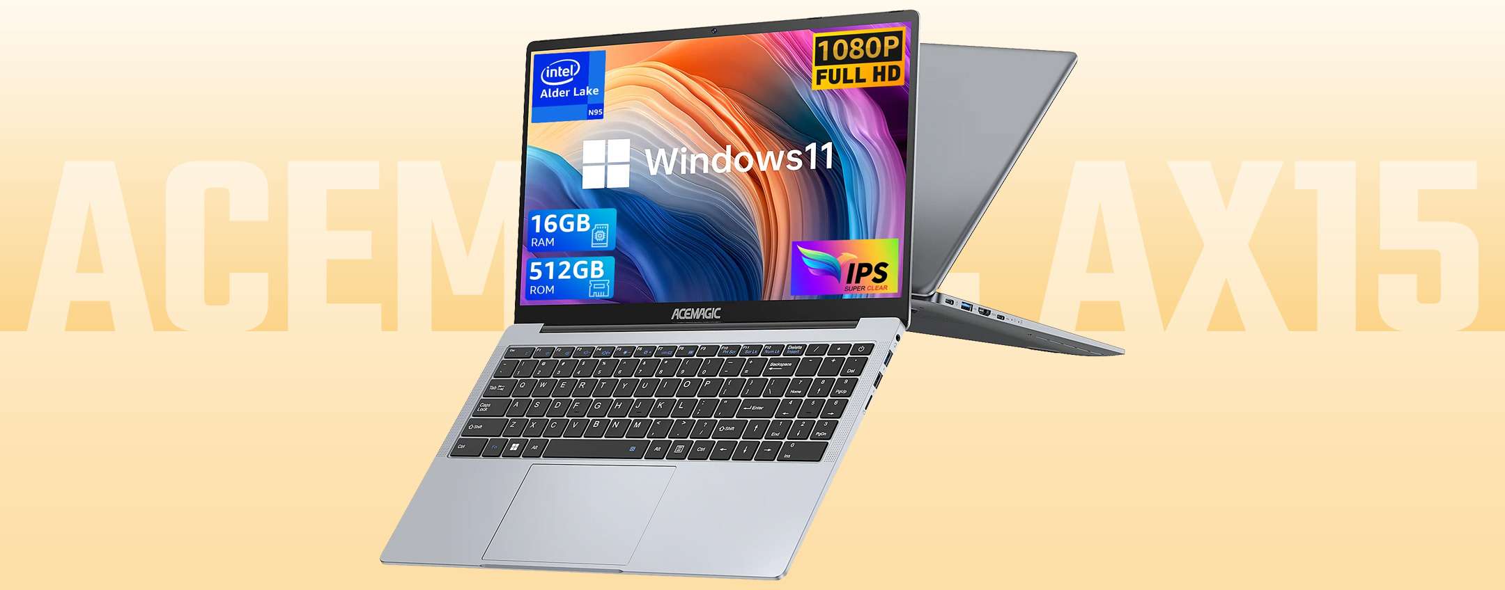 ACEMAGIC AX15: il notebook Windows 11 a soli 285€ (coupon)