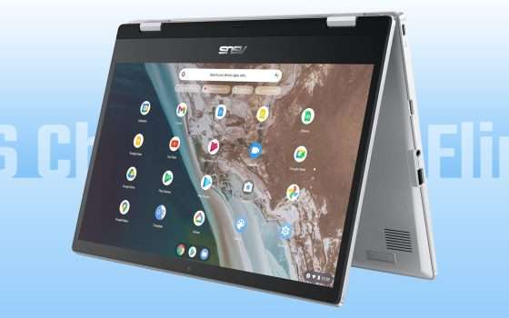 Crolla il prezzo di ASUS Chromebook Flip CX1 su Amazon