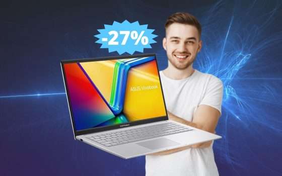 ASUS Vivobook 15: un AFFARE da non perdere su Amazon (-27%)