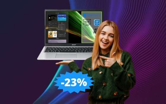 Acer Aspire 1: SUPER sconto del 23% su Amazon per fine anno