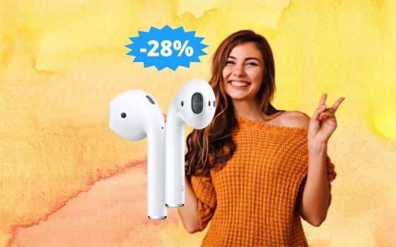 Apple AirPods: SCONTO imperdibile del 28% su Amazon