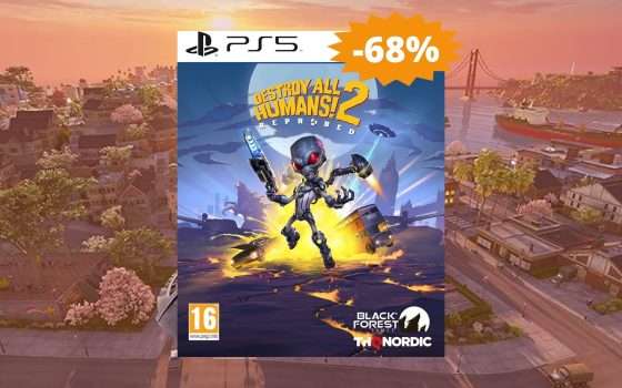 Destroy All Humans 2 per PS5: un REGALO per il tuo Natale (-68%)