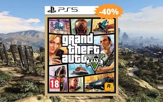 GTA V per PS5: OFFERTA esplosiva su Amazon (-40%)