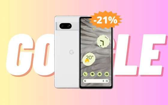 Google Pixel 7a: SUPER sconto del 21% su Amazon