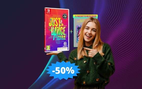 Just Dance 2024 per Switch: prezzo BOMBA su Amazon (-50%)