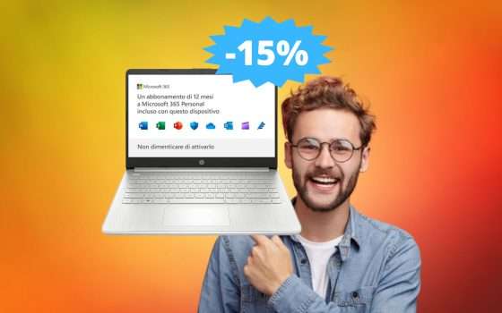 Laptop HP 14s: l'OCCASIONE per Natale (-15%)