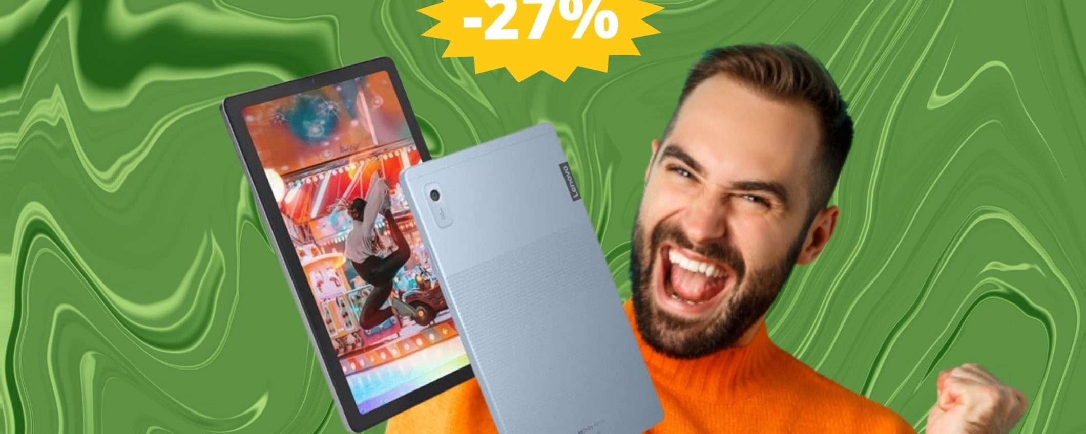 Lenovo Tab M9: ALTA qualità in MEGA sconto (-27%)