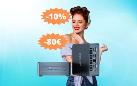 Mini PC GEEKOM IT12: prestazioni TOP in MEGA sconto