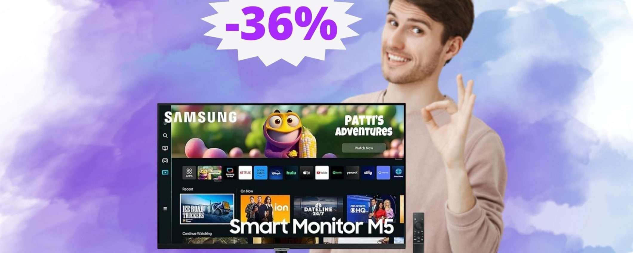 Monitor Samsung M5: alta qualità ad un prezzo RIDICOLO