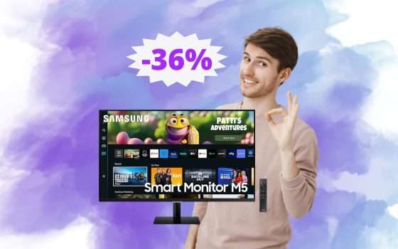 Monitor Samsung M5: alta qualità ad un prezzo RIDICOLO