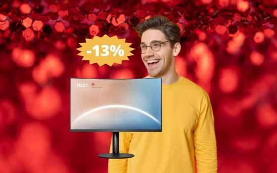 Monitor curvo MSI Modern: l'OFFERTA che stavi cercando