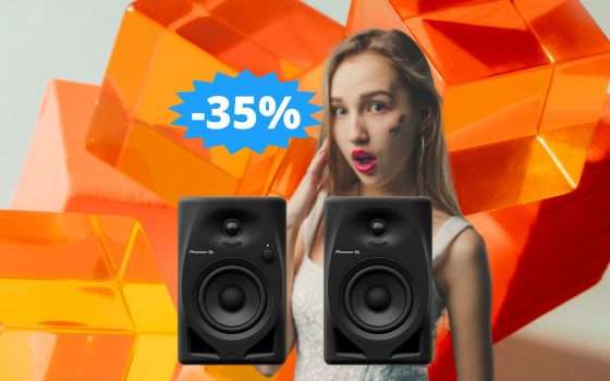 Pioneer DJ DM-40D: sconto ESCLUSIVO del 35% su Amazon