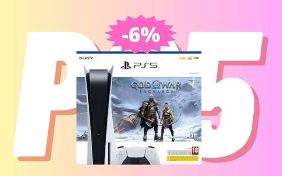 PlayStation 5 più God of War Ragnarok: l'OFFERTA che cercavi