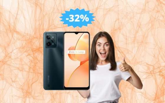 Realme C31: SUPER sconto del 32% su Amazon